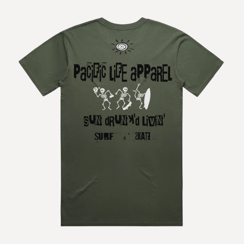 Skeleton Short Sleeve T-Shirt - Pacific Life Apparel