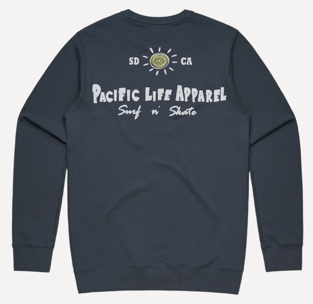 Surf N' Skate Crew Sweatshirt - Pacific Life Apparel